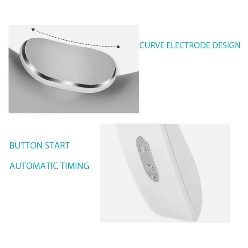 Portable Neck and Shoulder Relaxer Multi-level Adjustable Neck Massager Special Tool for Deep Neck and Shoulder Massage. LM