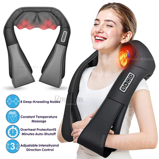 Relaxing Heat Massage Pillow