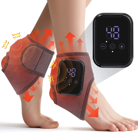 Ankle and foot massager, joint massage, intelligent temperature-controlled electric massage, hot compress, ankle protection mass LM