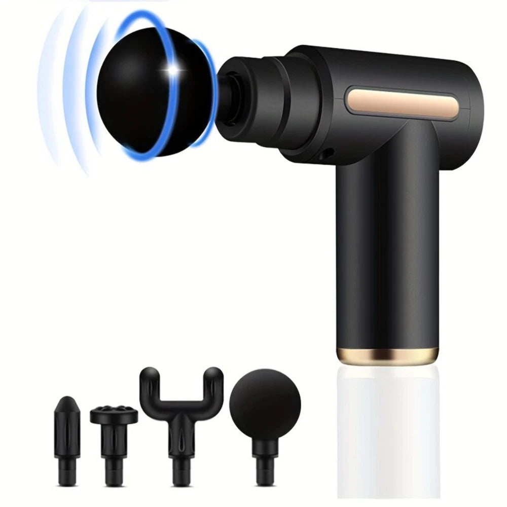 Multifunctional Fascia Gun Massager Instrument Portable Electric Vibrating Muscle Relaxation Tool for Sports Recovery LM