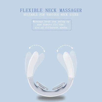 Portable Neck and Shoulder Relaxer Multi-level Adjustable Neck Massager Special Tool for Deep Neck and Shoulder Massage. LM